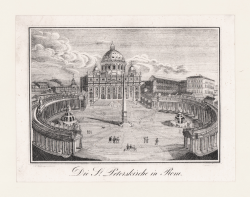                   Die St. Peterskirche in Rom
              