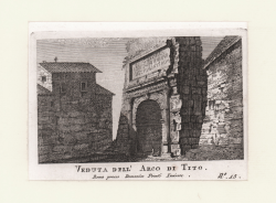                   Veduta dell'Arco di Tito
              