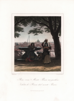                   Veduta di Roma dal monte...
              