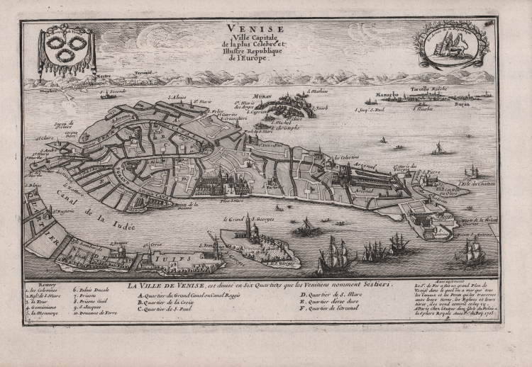 Venise Ville Capitale de la plus Celebre et Illustre Republique d'Europe.