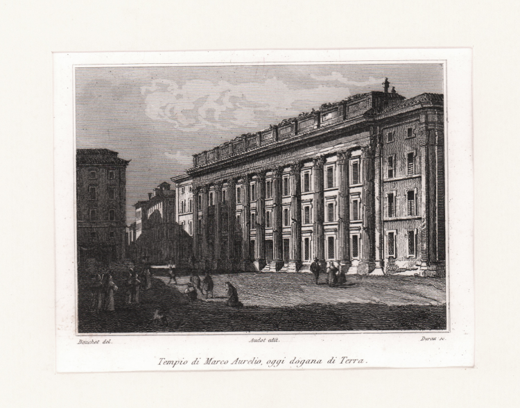 Tempio di Marco Aurelio, oggi dogana di Terra.