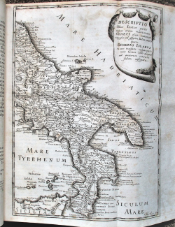 Esemplare della carta stampata di Francesco Sesone, 1754.