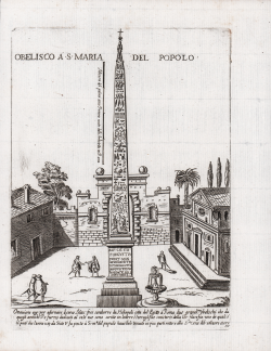                   Obelisco a S. Maria del Popolo
              