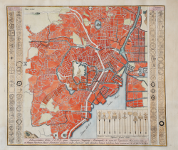                   Ichnographia urbis Jedo,...
              