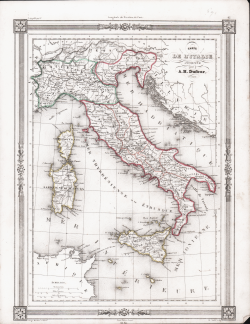                   Carte de l'Italie Ancienne
              