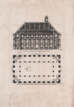                   Plan et Profil du Temple de...
              