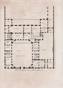                   Plan de l'hostel de Lionne...
              