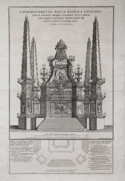                   Catafalco nella Basilica...
              