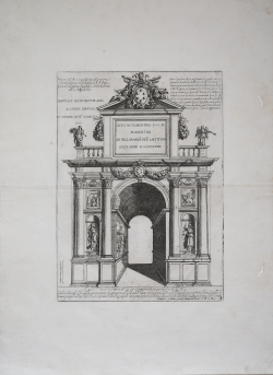                  Disegno dell'Arco trionfale...
              