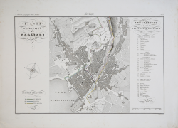                   Pianta della Città di Cagliari
              