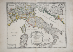                   Carte de l'Italie et des...
              
