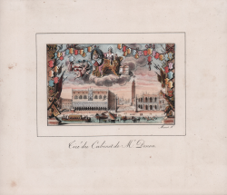                   Vué du Cabinet de Mr. Denon
              