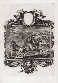                   Cavaliere con una dama in...
              