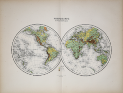                   Mappamonde (Hypsométrique)
              