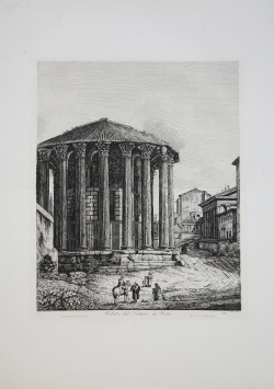                   Veduta del Tempio di Vesta
              