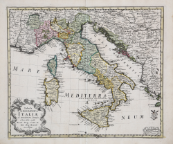                   Tabula Geographica Italiae
              