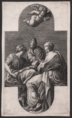                   Three Muses with a Putto...
              