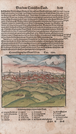                   Contrafehtung der Statt Löven
              