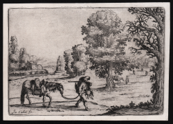                   Landscape with a hunter
              