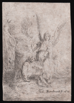                   Tobias and the angel Raphael
              