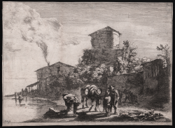                   The muleteer on the Via...
              
