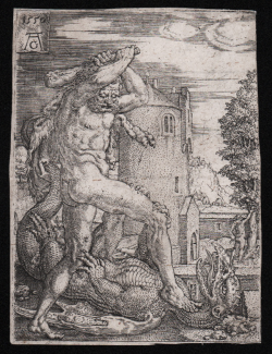                   Hercules Fighting the Hydra...
              