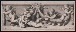                  Fregio ornamentale con putti
              