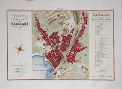                   Pianta della Città di Cagliari
              
