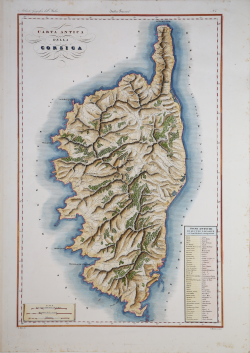                   Carta Antica dell Corsica
              