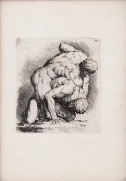                   Two wrestlers
              