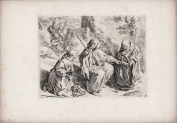                   Saint Benedict seated...
              