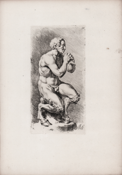                   Seated Pan holding the...
              