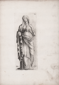                   Draped female statue
              