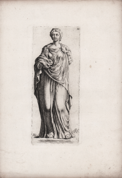                   Draped female statue
              