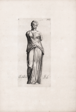                   Statue of a draped female...
              