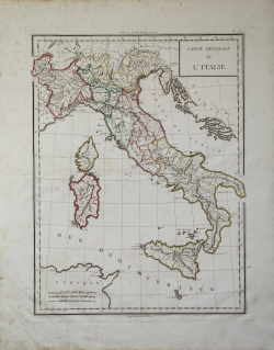                   Carta Génerale de l'Italie
              