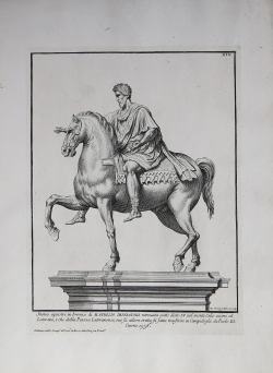                   Statua equestre in bronzo...
              