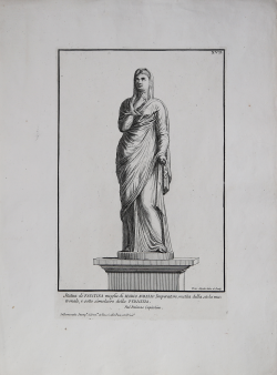                   Statua di Faustina moglie...
              