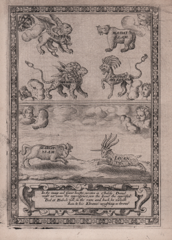                   The visions of the four beasts
              
