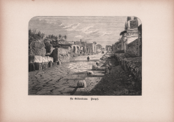                   Die Gräberstrasse Pompeji
              