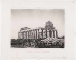                   Temple de Cérès à Pestum
              
