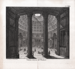                   Veduta interna del Pantheon
              