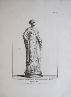                   Statua di Crispina moglie...
              