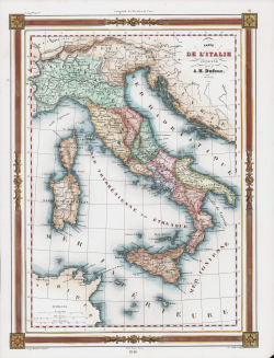                   Carte de l'Italie Ancienne
              